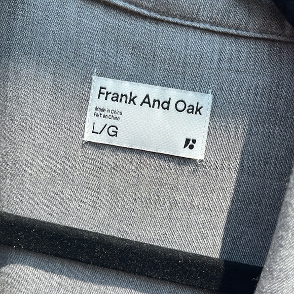 Frank and Oak Size L Belted Shirt Dress - Picture 4 of 5